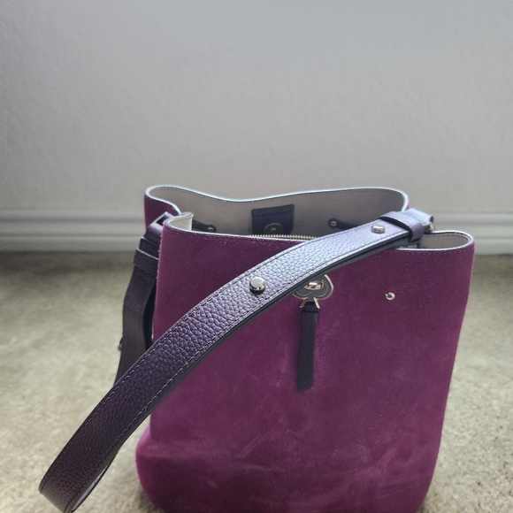 Microsuede Kate Spade Bucket Bag - Picture 2 of 4